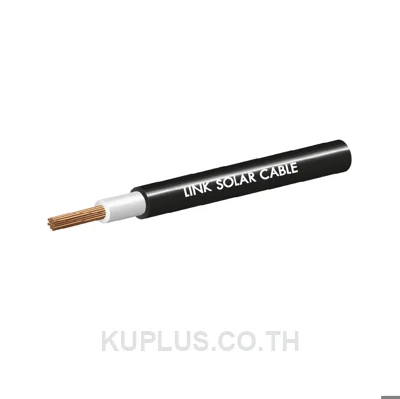 CB-1040AB-1สีดำ สายไฟโซล่าเซลล์ PV1-F 4 มิล ยี่ห้อ LINK ยกม้วน 100 เมตร สาย PV Solar Cable 4 mm