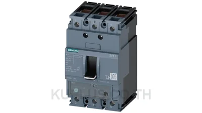 3VA1110-4EE36-0AA0 circuit breaker 3VA1 IEC Frame 160 breaking capacity class S Icu=36 kA @ 415 V 3-pole, line protection TM220, ATFM, In=100 A overload protection Ir=70 A...100 A short-circuit protection Ii=10 x In terminal connection