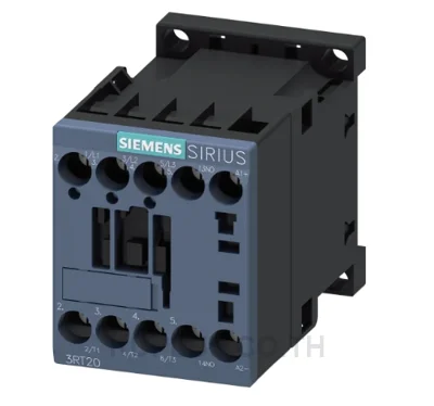 3RT2016-1BB41 power contactor, AC-3e/AC-3, 9 A, 4 kW / 400 V, 3-pole, 24 V DC, auxiliary contacts: 1 NO, screw terminal, size: S00