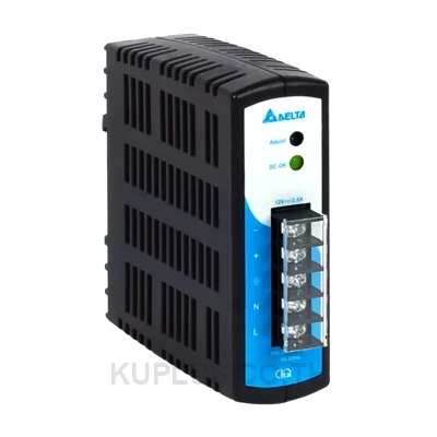 DIN Rail Power Supply Input 100 VAC to 240 VAC Output 12V 30W 2.5A