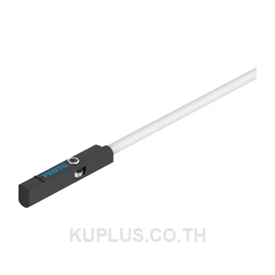 เซนเซอร์ตรวจจับตำแหน่งกระบอกลม Festo SMT-10M-PS-24V-E-0,3-L-M8D ร่อง C-slot PNP N/O 24V สาย 0.3 m ปลั๊ก M8