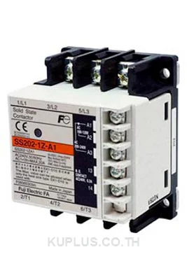 โซลิดสเตตคอนแทคเตอร์ (Solid State Contactor) Fuji Electric SS803H-3Z-D3/F-A4 พิกัดกระแส 80A 3 โพล 3 elements Zero-cross ควบคุมด้วยไฟ DC 5-24V (รหัส D3)