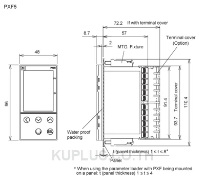 Digital Temperature Controller PXF Series