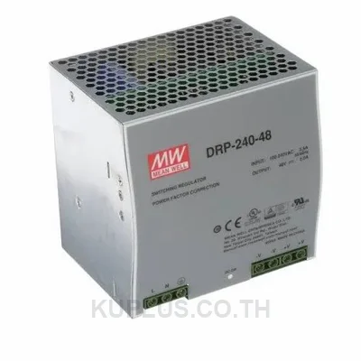 พาวเวอร์ซัพพลายเกาะราง (ติดรางปีกนก DIN) Mean Well DRP-240-24 240 W เอาต์พุต 24 V 10 A