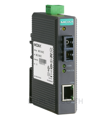 Entry-level Industrial Media Converter, single mode, SC, -10 to 60°C