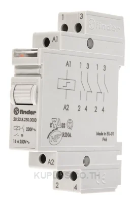 General Purpose Relay, 20 Series, Power, SPST-NO, SPST-NC, 230 VAC, 16 A