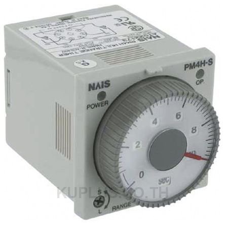 Panasonic Power ON Delay Single Timer Relay, 8-Pin Connector, 1 s - 500 h, DPDT, 2 Contacts, DPDT