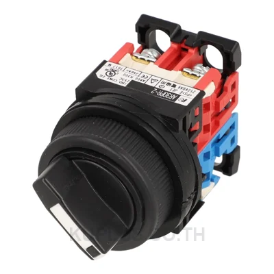 AR30PR-211B, ซีเล็คเตอร์สวิตช์ (Selector Switch) Fuji Electric AR30 ขนาด 30 มม. 2 ตำแหน่ง สีดำ