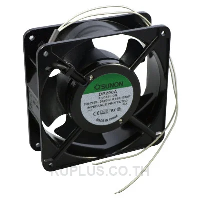 DP200A พัดลมดูดอากาศ ขนาด 120x120x38 mm. (4.5 นิ้ว) ตัวเป็นเหล็ก