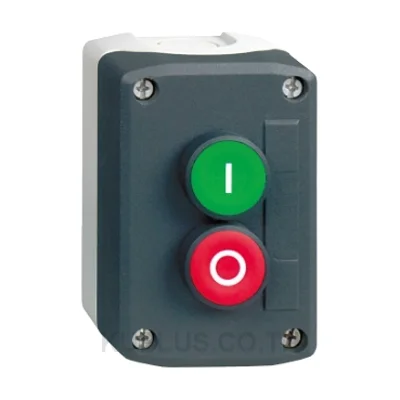 Dark Grey Station, Start & Stop Push Button, Ø22mm, 600V, 1NO + 1NC