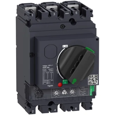 Motor circuit breaker, TeSys GV5, 3P, 220A, Icu 36kA, thermal magnetic