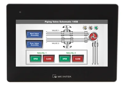 cMT2108X HMI with 10.1" TFT LCD Display Resistive Touch Screen Dual Ethernet ports Quad-core RISC CPU
