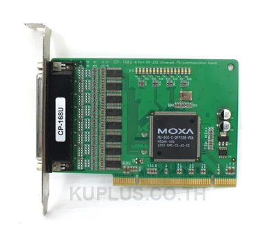 การ์ดซีเรียลหลายพอร์ต (PCI/PCIe) MOXA CP-168U-T 8 พอร์ต RS-232 อุณหภูมิ -40 ถึง 85 °C