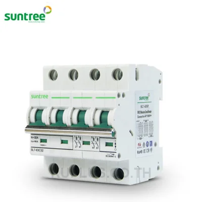 เบรกเกอร์ DC 4P 20A 1000V MCB SL7-63C20 SUNTREE