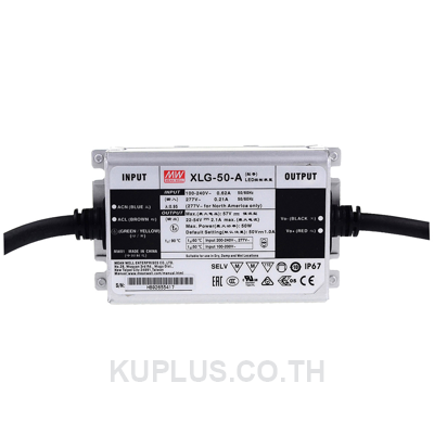 XLG-50-A, LED Driver 50W 1A 22 - 54V IP67
