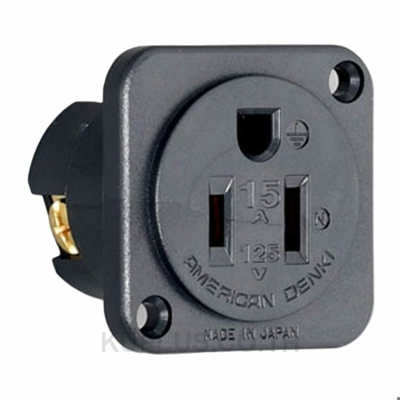 7117G ปลั๊กตัวเมีย 2P(2P,3W GND) 15A 125V
