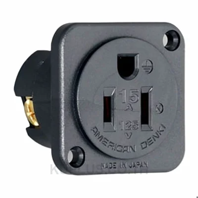 7117G ปลั๊กตัวเมีย 2P(2P,3W GND) 15A 125V