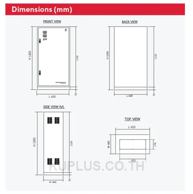 ชุดอินเวอร์เตอร์สำรองไฟสำหรับระบบไฟฉุกเฉิน Sunny INV220-1000 แบตเตอรี่ 12 V 120 Ah x 2 สำรองไฟ 2 ชั่วโมง