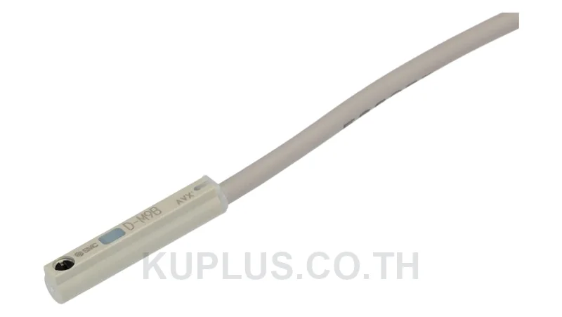 D-M9B Solid State Auto Switch, Grommet, With Indicator Light, 2-wire, In-line, Lead Wire :0.5m, Apply Voltage :DC24V(DC10~28V)