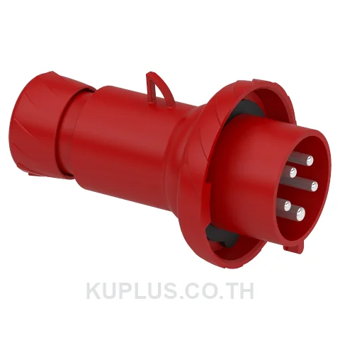 PKX32M735, ปลั๊กอุตสาหกรรมแบบกลางทาง (Mobile plug) Schneider Electric Mureva PK 32A 3P+N+E 400V IP67 ต่อสายแบบรวดเร็ว (Fast connection)