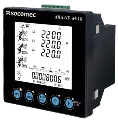 Socomec MULTIS M-18 Multifunction Power Meter