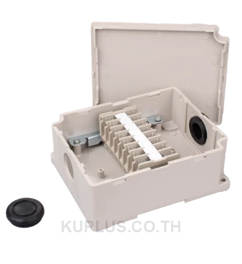 BOXTB-8AT10, กล่องเทอร์มินอล (Box Terminal) Togi พร้อมเทอร์มินอลบล็อก 600V 20A