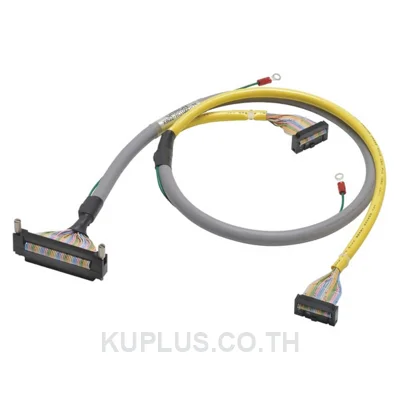 I/O connection cable, with shield connection, FCN40 to 2 x MIL20 for G70A-ZOC16-3, 1.5 m / 1.25 m