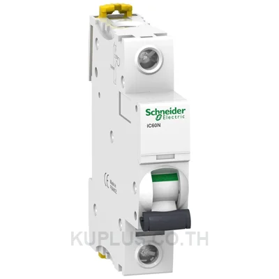เบรกเกอร์ MCB, Acti9 iC60N, 1P, 6 A, C curve, 6000 A , 10 kA