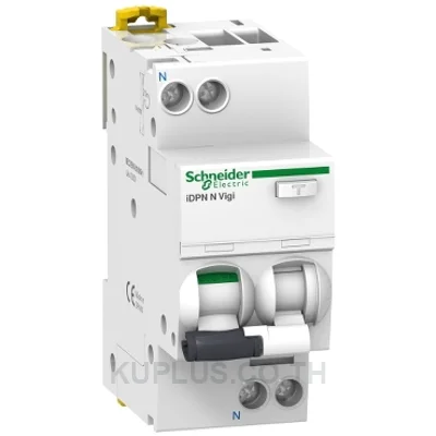 Acti9 iDPN N Vigi - ป้องกันไฟดูด ไฟรั่ว RCBO - 1P+N - 10A - C Curve - 6000A - 30mA - type AC
