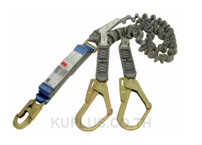 3M Protecta Z60203634E Webbing DoubleTail 2.0m with Double Action Snap Hook and Scaffold Hook