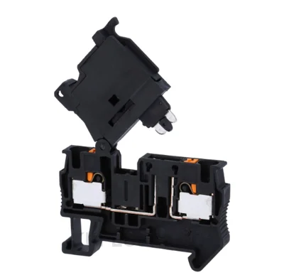 Phoenix Contact PT 4-HESILED 24 (5X20) เทอร์มินัลบล็อกฟิวส์ (3211903) ขนาดสาย 4 mm² กระแส 6.3 A แรงดัน 24 V ต่อแบบ Push-in สีดำ