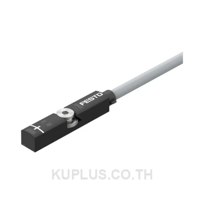 เซนเซอร์ตรวจจับตำแหน่งกระบอกลม Festo SMT-8M-A-NS-24V-E-2,5-OE ร่อง T-slot NPN N/O 24V สาย 2.5 m