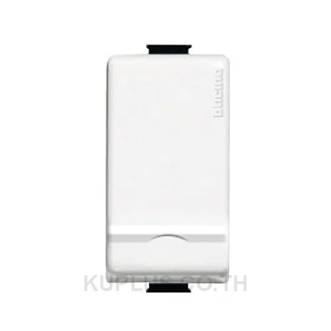 AM5001WT 1-way switch 1 module 16AX 250V สวิตช์ทางเดียว 1 โมดูล 1P bticino