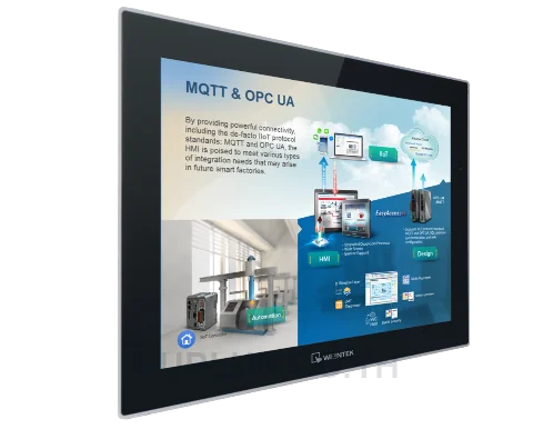 15.0" Smart HMI, Projected Capacitive Touchscreen, 2 Ethernet Ports, 1 USB Port, 2 Serial Ports
