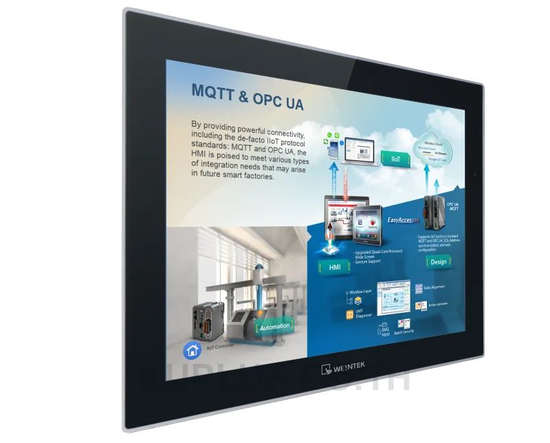 15.0" Smart HMI, Projected Capacitive Touchscreen, 2 Ethernet Ports, 1 USB Port, 2 Serial Ports