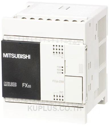 ชุดควบคุม PLC (Base Unit/CPU) Mitsubishi FX3S-20MR/ESS I/O 20 จุด ชนิดเอาต์พุต Relay