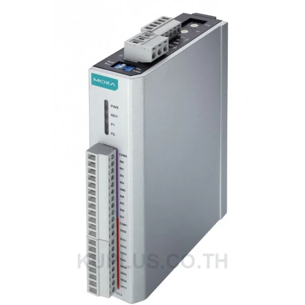 MOXA ioLogikR1241, ioLogik R1241 : RS-485 remote I/O, 4 AOs, -10 to 75°C operating temperature.